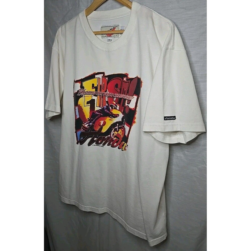 Vintage 1996 Honda America Racing T-shirt, Sz XL, 1966 Grand Prix World Champion - Picture 3 of 8
